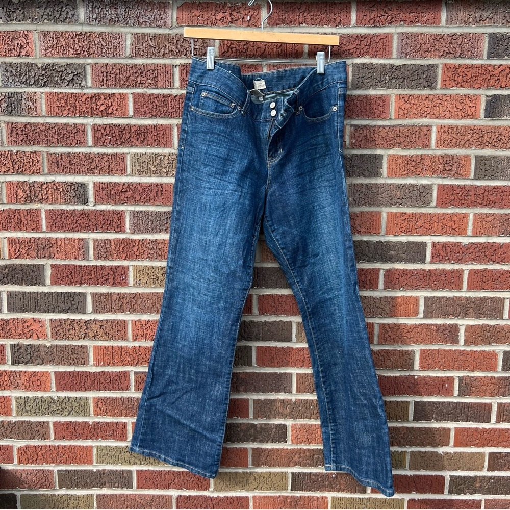 Gap Mid Rise Dark Blue Denim Bootcut Denim Jeans
